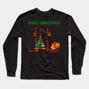 3D Printer #6 Christmas Edition Long Sleeve T-Shirt